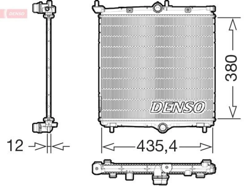Image of DENSO Engine radiator DENSO DRM21105