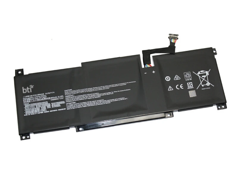Image of BTI BTI Replacement 3 cell battery for MSI MODERN 15 A10M A10RB A11M A4M. BTY-M481-B-(black connector) BTY-M491-B-BTI