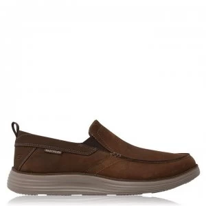 Image of Skechers Status 2 Mens Slip On Shoes - Brown
