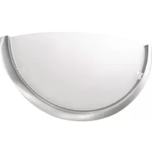 image of Philips My Living (Circle) E27 Half Moon Wall Light Matt Chrome - 915000532408