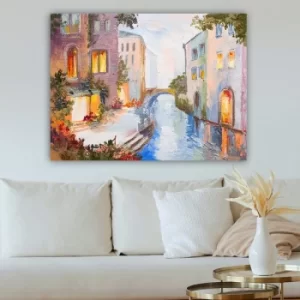 Image of 258816884_70100 Multicolor Decorative Canvas Painting
