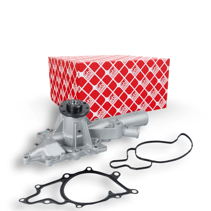 Image of FEBI BILSTEIN 28454 Water pump Cast Aluminium, with gaskets/seals Cast Aluminium Water Pump (1260)