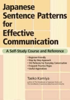 Image of japanese sentence patterns for effective communication a self study course