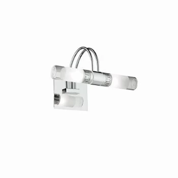 Image of Double 2 Light Indoor Over Mirror Wall Light Chrome, G9