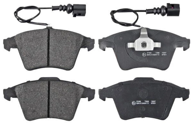 Image of A.B.S. 37482 Brake pad set with integrated wear sensor Brake Pad Set,disc brake (402)