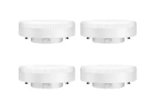 Image of GX53 9W LED Bulb Warm White 3000K Under Cabinet Cupboard Lighting (Pack of 4)