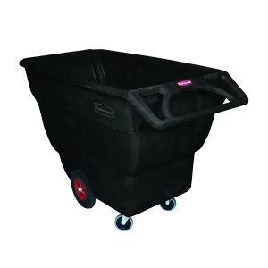 Image of Rubbermaid Tilt Truck 0.6m Cubed Heavy Duty Black FG101300BLA
