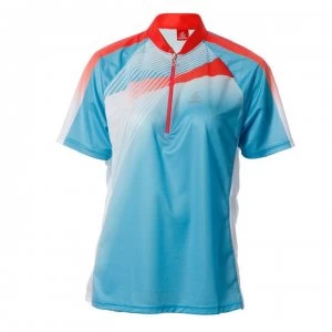 image of Loffler Tri Active Half Zip Jersey Ladies - Sky/skyblue