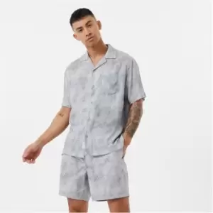 image of Jack Wills Logo Print Shirt - Grey