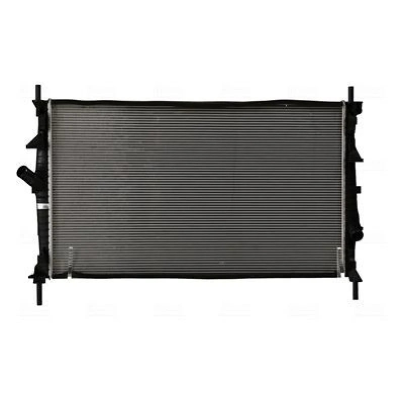 Image of NISSENS 607191 Engine radiator Aluminium, Brazed cooling fins, without cap, without gasket/seal Radiator,engine cooling (470)