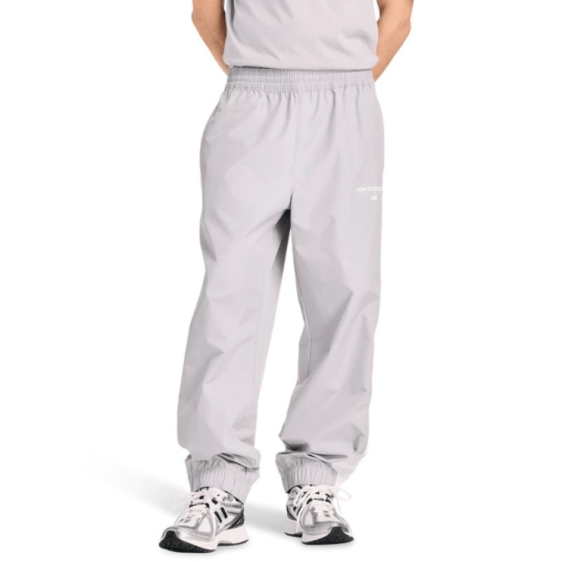 Image of New Balance Trackside Men Pants - Grey - Size XS - Poly Jersey