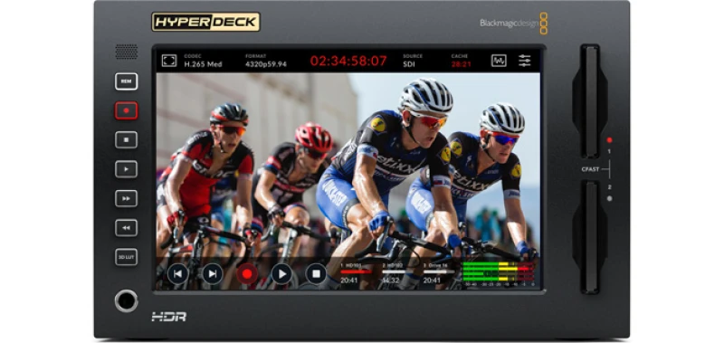 Image of Blackmagic Design HYPERD/RSTEX8KHDR digital video recorder (DVR) Black