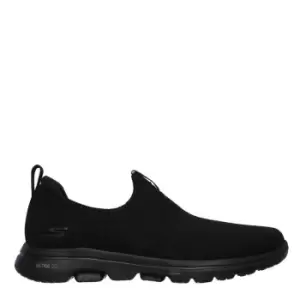Image of Skechers GO Walk 5 Slip On Ladies Trainers - Black