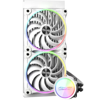 Image of Alpenfohn Glacier Water 280 White High Speed ARGB CPU Water Cooler - 280mm