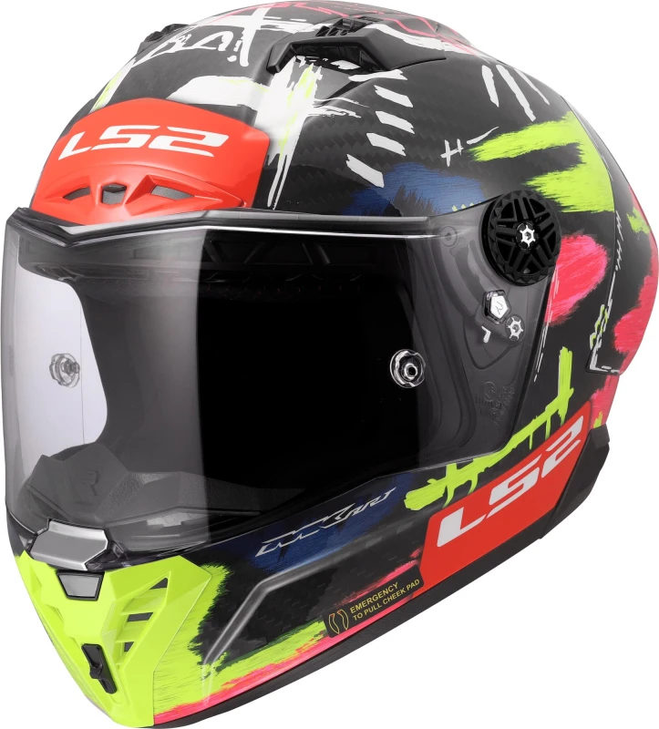 Image of LS2 FF805 Thunder GP Aero Replica Aldeguer 25 Helmet, black-red-yellow, Size XL for Men