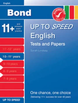 Image of Bond up to Speed English Assessment Papers. 10-11+ Paperback