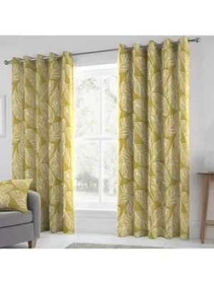 image of Fusion Matteo Eyelet Curtains