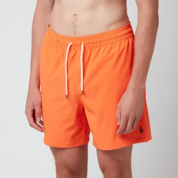 image of Polo Ralph Lauren Mens Traveller Swimming Trunks - Sailing Orange - XL