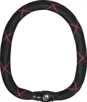 image of ABUS Steel-O-Chain Ivy 9210 Chain Lock, black-red, Size 140 cm, black-red, Size 140 cm