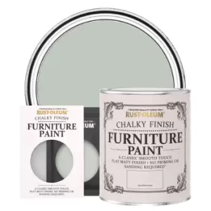 image of Rust-Oleum Chalky Furniture Paint - CHALK GREEN - 750ml