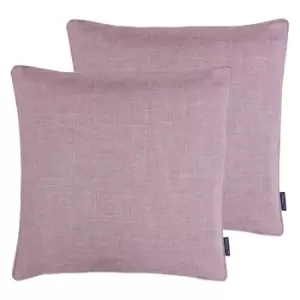 Image of Paoletti Twilight Twin Pack Polyester Filled Cushions Mauve