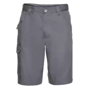 image of Russell Workwear Twill Shorts (48W) (Convoy Grey)