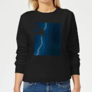 Image of Batman The Dark Knight Returns Cover Womens Sweatshirt - Black - 5XL