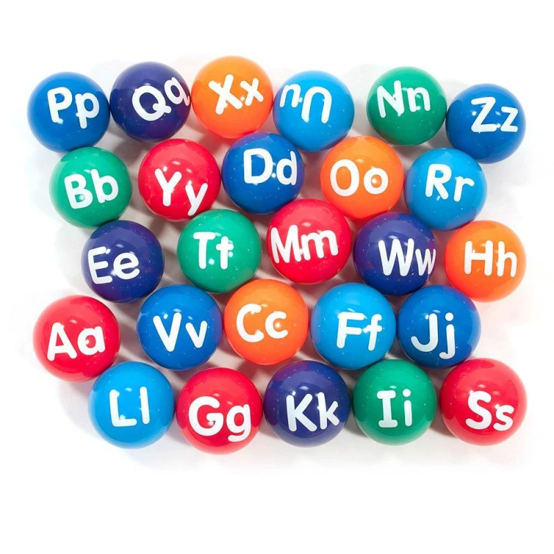 Image of Primo First-play Alphabet Vinyl Playballs (Set of 26) Neutral unisex One Size