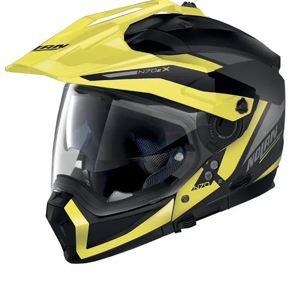 Image of Nolan N70-2 X Stunner 51 Flat Black ECE 22.06 Multi Helmet Size M
