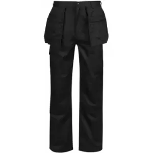 Image of Regatta Mens Pro Cargo Trousers (30R) (Black) - Black