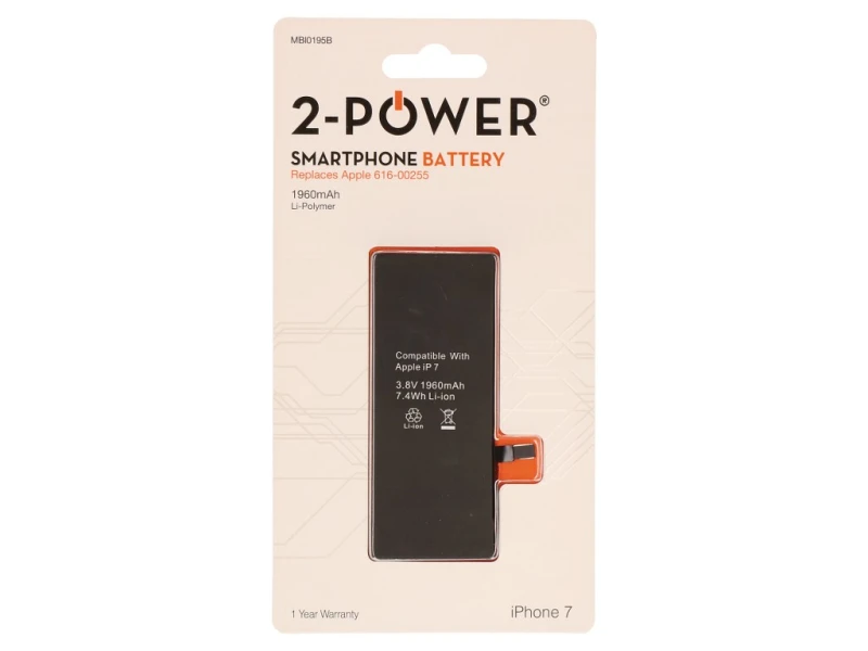 Image of 2-Power MBI0195B mobile phone spare part Battery