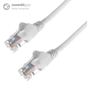 image of CONNEkT Gear 0.5m RJ45 CAT6 UTP Stranded Flush Moulded LS0H...