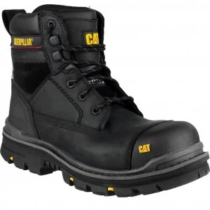 Image of Caterpillar Mens Gravel Safety Boots Black Size 10