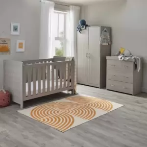 image of Babymore Caro 3 Piece Room Set - Grey Wash