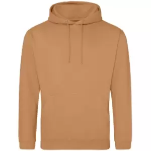 Image of Awdis Unisex Adult College Hoodie (3XL) (Caramel Latte)