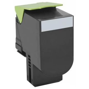 image of Lexmark 80C2HK0 Black Laser Toner Ink Cartridge