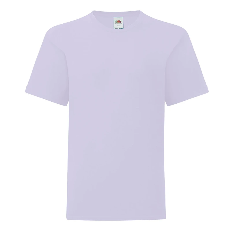 Image of Fruit of the Loom Basic T-Shirt in Lavender Size: 12-13 Years Lavender Unisex 12-13 Years