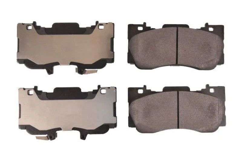 Image of SWAG 33 10 6338 Brake pad set Front Axle, with acoustic wear warning, with anti-squeak plate Brake Pad Set,disc brake (402)