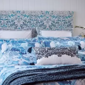 Image of William Morris Acanthus Kingsize Duvet Cover, Woad Blue