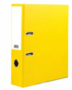 Image of Value Lever Arch File A4 Yellow PK10