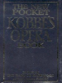 Image of The New Pocket Kobbs Opera Book by Earl of Harwood Hardback