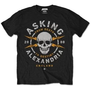 Image of Asking Alexandria - Danger Unisex Large T-Shirt - Black