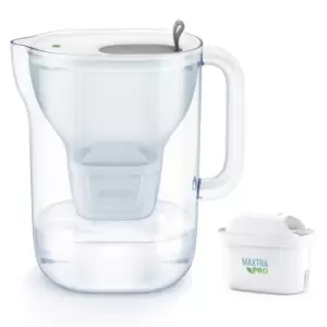 image of BRITA Style XL Water Filter Jug Grey (3.6L) incl. 1 x MAXTRA PRO All-in-One Water Filter Cartridge