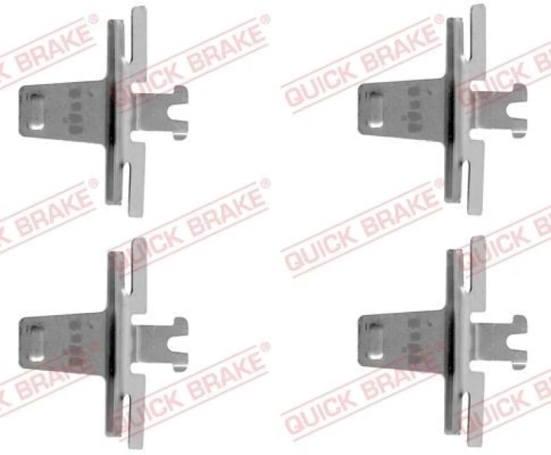 Image of QUICK BRAKE Brake pad fitting kit QUICK BRAKE 109-1018