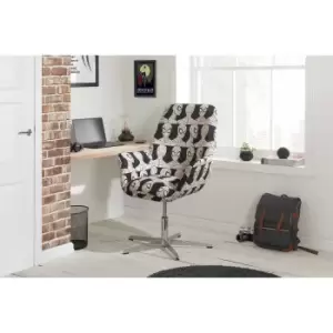 Image of Birlea Spider-Man Egg Swivel Chair, black