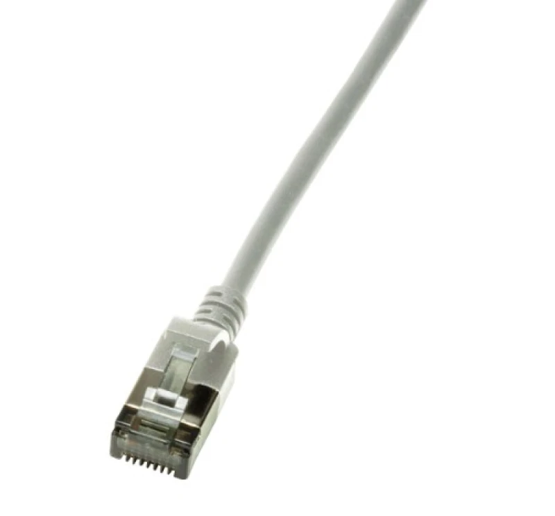 Image of LogiLink Slim U/FTP networking cable Grey 0.3 m Cat6a U/FTP (STP)