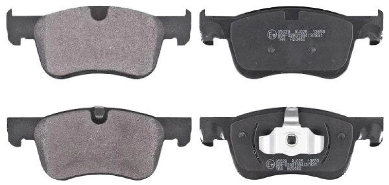 Image of A.B.S. 35029 Brake pad set prepared for wear warning indicator Brake Pad Set,disc brake (402)