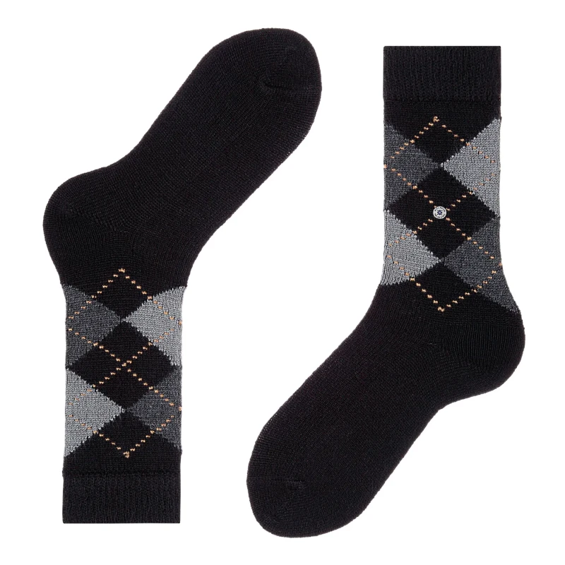 Image of Burlington Womens socks Burlington Whitby Noir Female 36/41