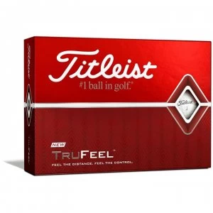 image of Titleist DT TruSoft 12 Pack Golf Balls - White