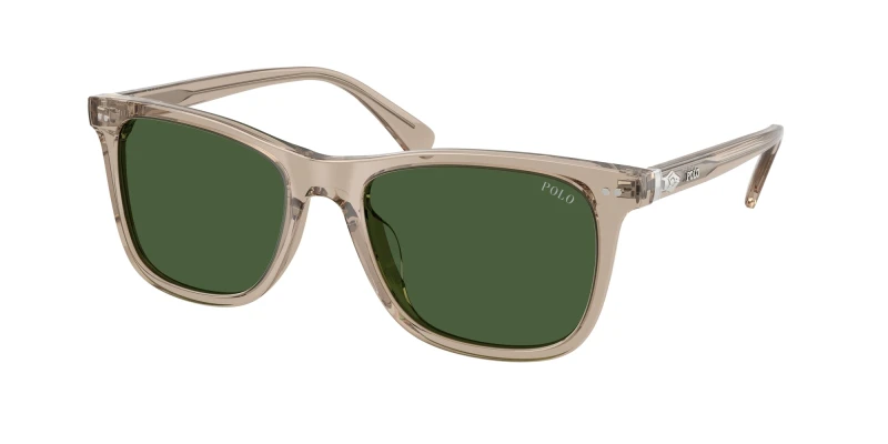 Image of Polo Ralph Lauren 0Ph4220U Square Sunglasses- Light Brown Light Brown WG546 Male